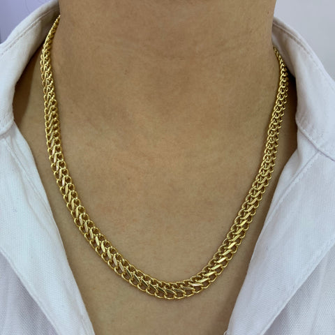 Cadena Italy Sedusa Oro amarillo 18k 11,09 Gr / 7 mm / 49 Cm *