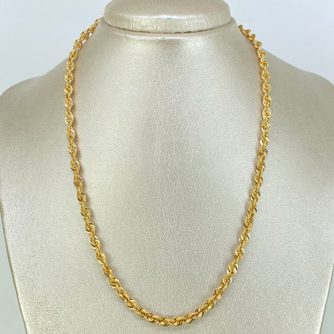 Cadena ● Lazo Oro amarillo 18k +1 / 7,7 Gr / 4,3 mm / 45 Cm *