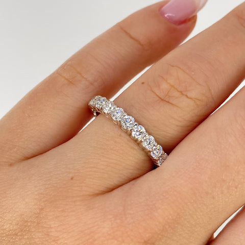 Anillo Churumbela Con Diamantes Personalizado POR FABRICACION Oro Blanco 18k / Talla 5/ 10 / 4,5 Gr *