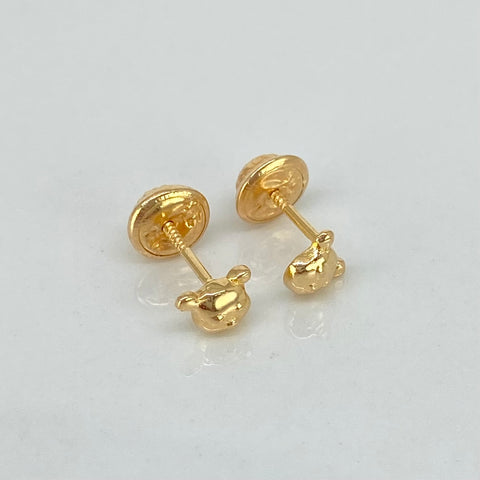 Topos Oso Oro amarillo 18k 0,75 Gr / 5,4 mm  *