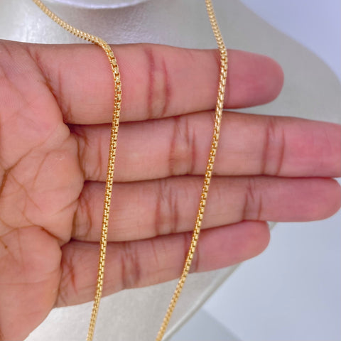 Cadena ● Veneciana Oro amarillo 18k +3 / 7,26 Gr / 1,9 mm / 60 Cm †