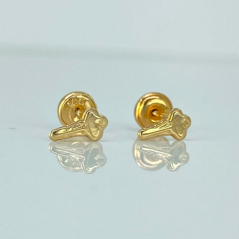 Topos Llave Oro amarillo 18k 0,54 Gr / 4 mm  *