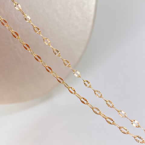 Cadena ● GC Italy Oro amarillo 18k +1 / 1,05 Gr / 2 mm / 45 Cm †