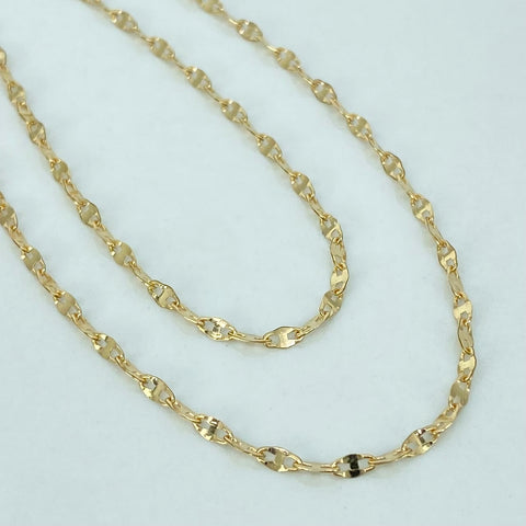 Cadena ● GC Italy Oro amarillo 18k +1 / 1,5 Gr / 2,2 mm / 45 Cm