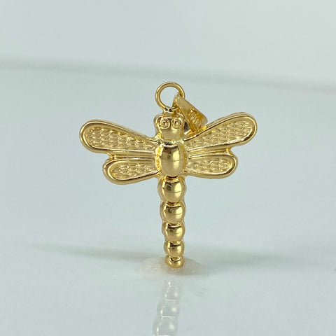 Dije Libelula Oro amarillo 18k 1,22 Gr / 2,8 Cm