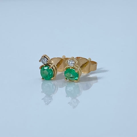 Topos Circulo / 20 Pts Esme / 4 Pts Diam Oro amarillo 18k 1,12 Gr / 0,5 mm  *