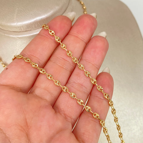 Cadena GC Diamantado Oro amarillo 6,97 Gr / 3,3 mm / 55 Cm *