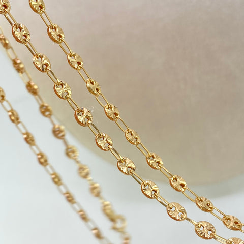 Cadena GC Diamantados Oro amarillo 18k 7,75 Gr / 3,3 mm / 60 Cm *