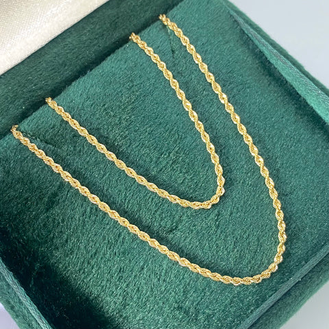 Cadena Italy Lazo Oro amarillo 18k +1 / 1,66 Gr / 1,5 mm / 60 Cm *