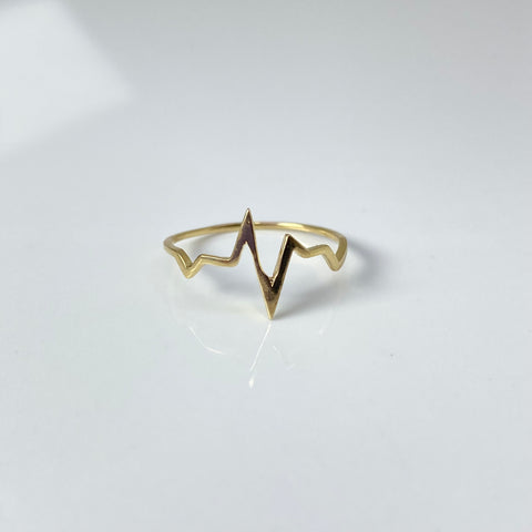 Anillo De La Vida Oro amarillo 18k / Talla 6 / 0,96 Gr