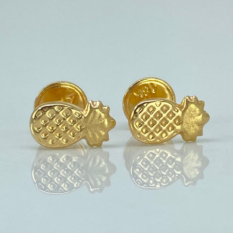 Topos Piña Oro amarillo 18k 0,55 Gr / 4,5 mm *