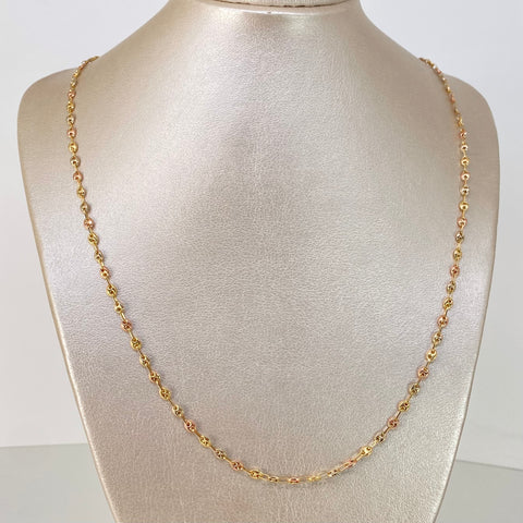 Cadena GC Tres oros 18k 6,40 Gr / 3,3 mm / 60 Cm *