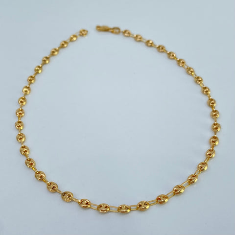 Tobillera GC Oro amarillo 18k 3,00 Gr / 3,3 mm / 26 Cm