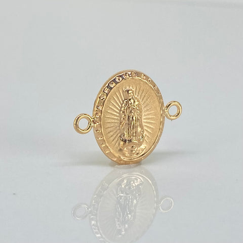 Herraje Virgen Guadalupe Oro amarillo 18k 0,85 Gr / 1,8 Cm