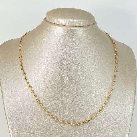 Cadena GC Diamantada Oro amarillo 18k 5,65 Gr / 3,3 mm / 45 Cm *