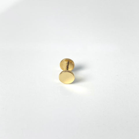Piercing Simulador Expansor Oro Amarillo 18k (Joya) / 1,09 gr / 5,9 mm / (Oreja) *