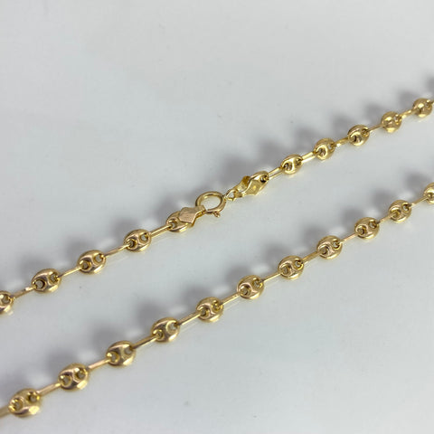 Cadena GC Oro amarillo 18k 4,38 Gr / 3,2 mm / 45 Cm *