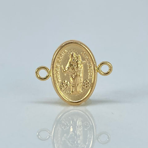 Herraje Virgen Maria Auxiliadora Oro amarillo 0,7 Gr / 1,7 Cm