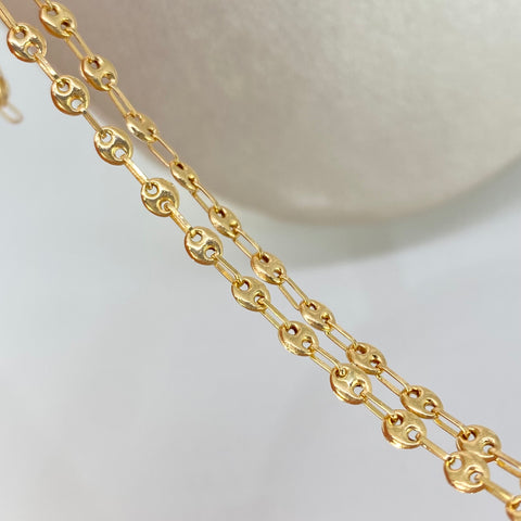 Cadena GC Oro amarillo 18k 4,56 Gr / 3,3 mm / 45 Cm *