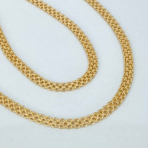 Cadena ● China Oro amarillo 18k 4,52 Gr / 3,5 mm / 45 Cm