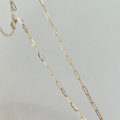 Set Cadena ● Mini Cajón + Dije Virgen Guadalupe Oro amarillo 18k 1,30 Gr / 1 mm / 45 Cm *