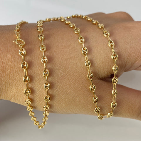 Cadena GC Oro amarillo 18k 6,16 Gr / 3 mm / 61 Cm *