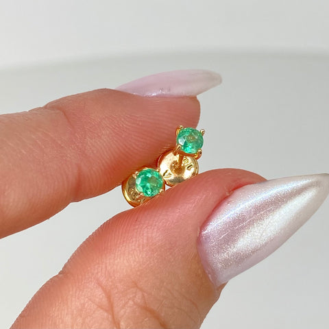 Topos Esmeraldas 28PTS Oro amarillo 18k 0,6 Gr / 3,3 mm *