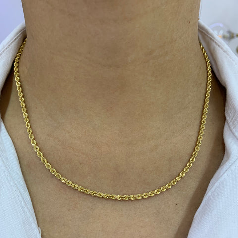 Cadena Italy Lazo Oro amarillo 18k +1 / 3,93 Gr / 2,6 mm / 45 Cm *