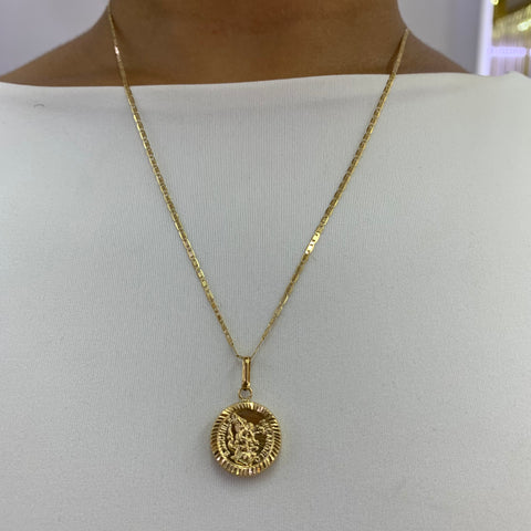 Cadena Italy Plana Oro amarillo 18k 2,02 Gr / 1,5 mm / 51 Cm *
