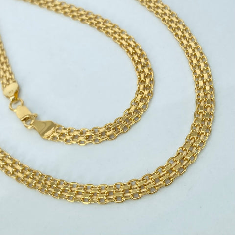 Cadena ● China Oro amarillo 18k 8,05 Gr / 4,7 mm / 50 Cm †