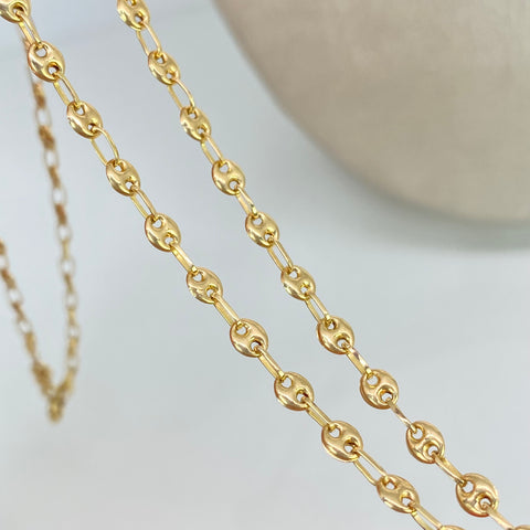 Cadena GC Oro amarillo 18k 4,25 Gr / 3,3 mm / 45 Cm