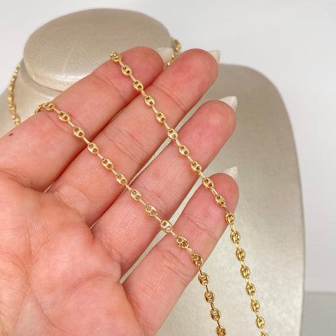 Cadena GC Oro amarillo 18k 6,55 Gr / 3,3 mm / 60 Cm †