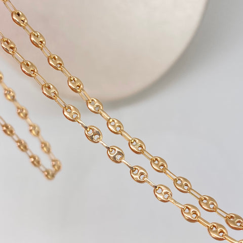 Cadena GC Oro amarillo 18k 6,55 Gr / 3,3 mm / 60 Cm †