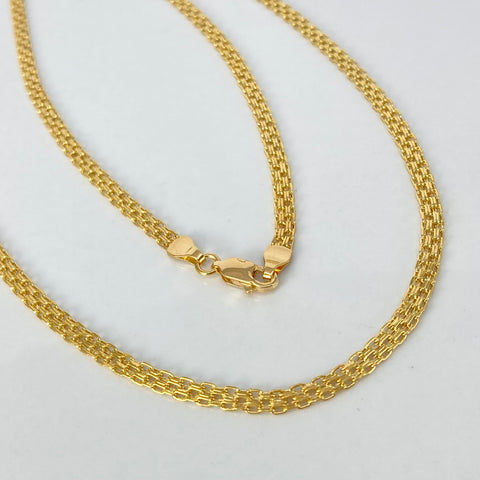 Cadena ● China Oro amarillo 18k 5,55 Gr / 3,1 mm / 60 Cm *