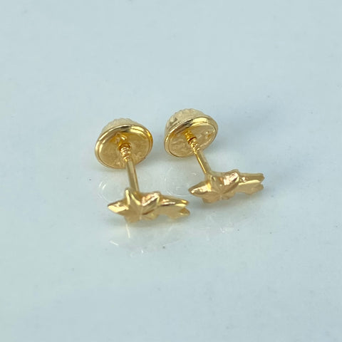 Topos Estrella Fugaz Oro amarillo y Oro blanco 0,57 Gr / 4,6 mm