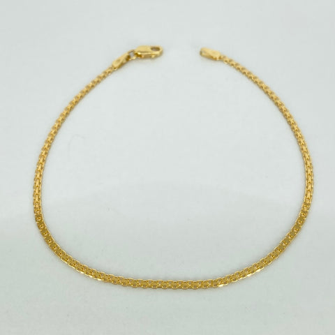 Pulso ● Mini Chino Oro amarillo 18k +1 / 1,76 Gr / 1,4 mm / 19 Cm *