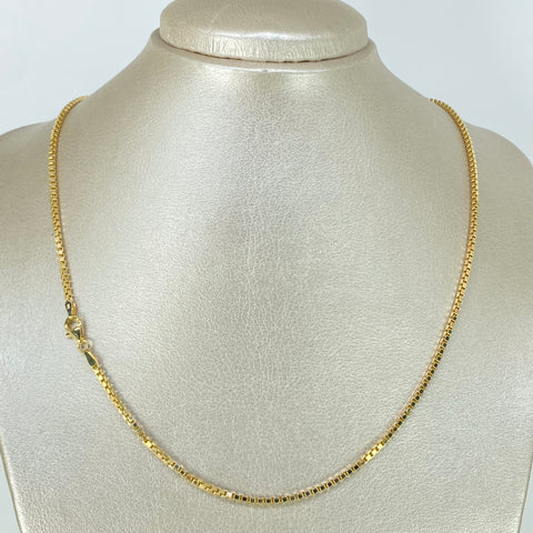 Cadena ● Veneciana Oro amarillo 18k +3 / 6,7 Gr / 2 mm / 50 Cm *