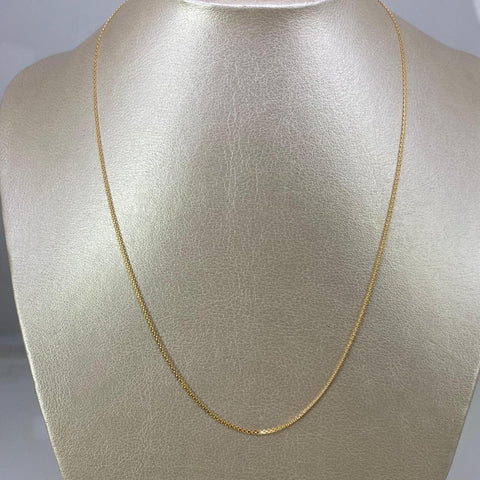 Cadena Italy China  Oro amarillo 18k +1 / 1,56 Gr / 1 mm / 45 Cm