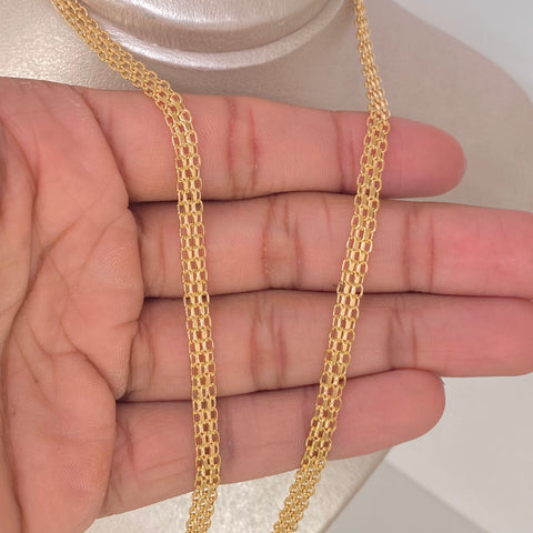 Cadena ● China Oro amarillo 18k 7,3 Gr / 4,7 mm / 45 Cm *