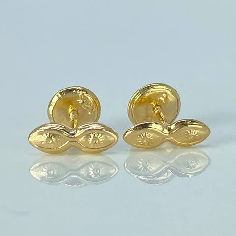 Topos Ojos Santa Lucia Oro amarillo 0,52 Gr / 3 mm