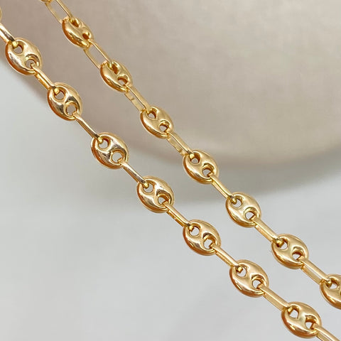 Cadena GC Oro amarillo 18k 6,36 Gr / 3 mm / 61 Cm