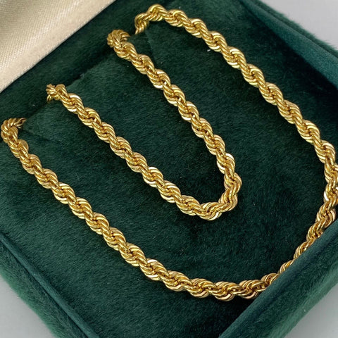 Cadena Italy Lazo Oro amarillo 18k +1 / 10,95 Gr / 3,5 mm / 60,5 Cm *