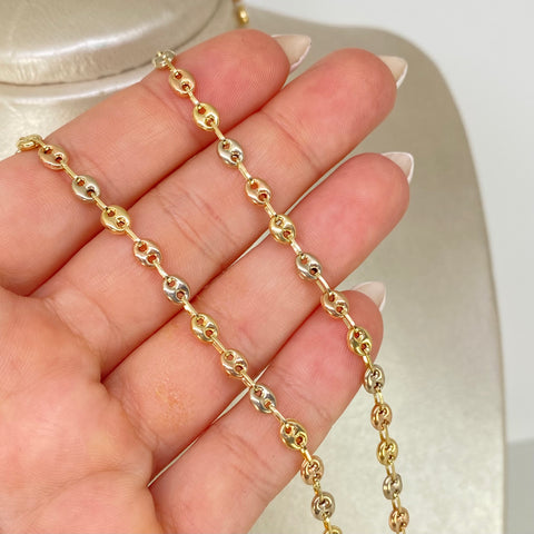 Cadena GC Tres oros 18k 8,6 Gr / 4,1 mm / 60 Cm *