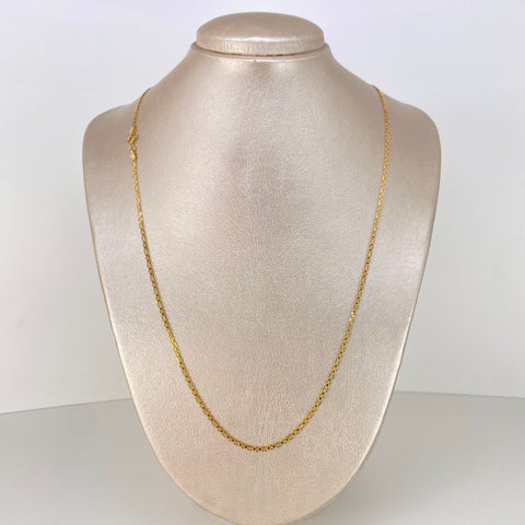 Cadena ● China Oro amarillo 18k 4,69 Gr / 1,7 mm / 60 Cm