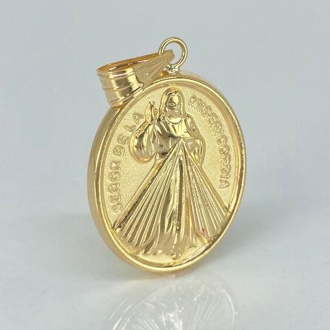 Dije Señor De La Misericordia Oro amarillo 18k 4,65 Gr / 4,4 Cm *