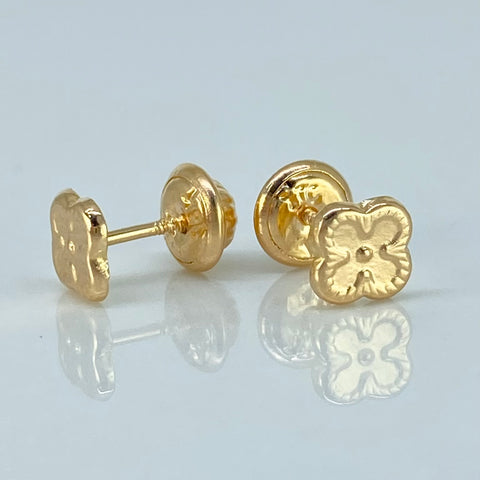 Topos Trebol Oro amarillo 0,65 Gr / 5,5 mm