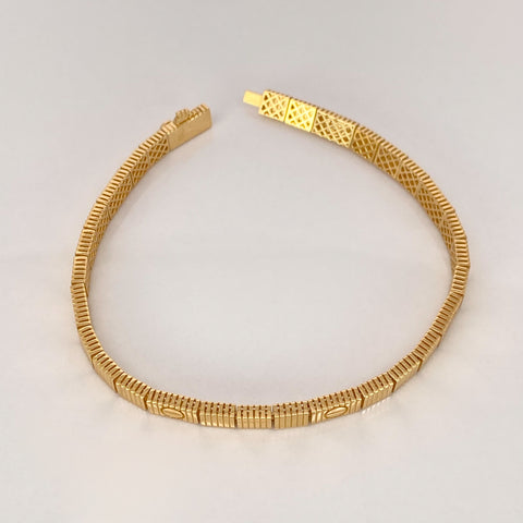 Pulso ● CT Oro amarillo 18k +3 / 10,48 Gr / 4,7 mm / 19,5 Cm *
