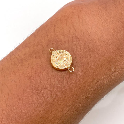 Herraje San Benito Oro amarillo 0,63 Gr / 1,8 Cm †