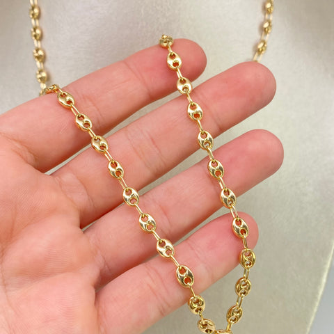 Cadena GC Oro amarillo 18k 9,35 Gr / 4,2 mm / 60 Cm