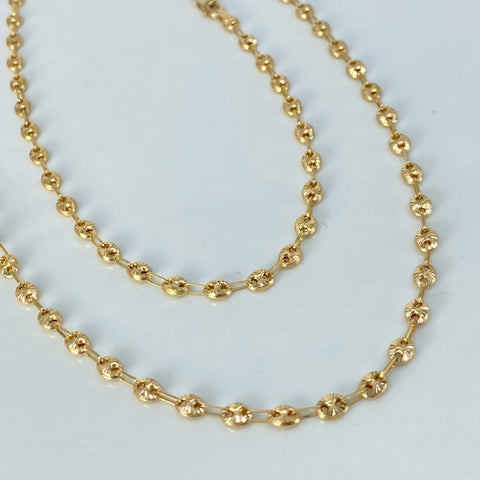 Cadena GC Diamantado Oro amarillo 6,71 Gr / 3,3 mm / 60 Cm †